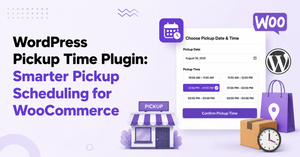 WordPress Pickup Time Plugin