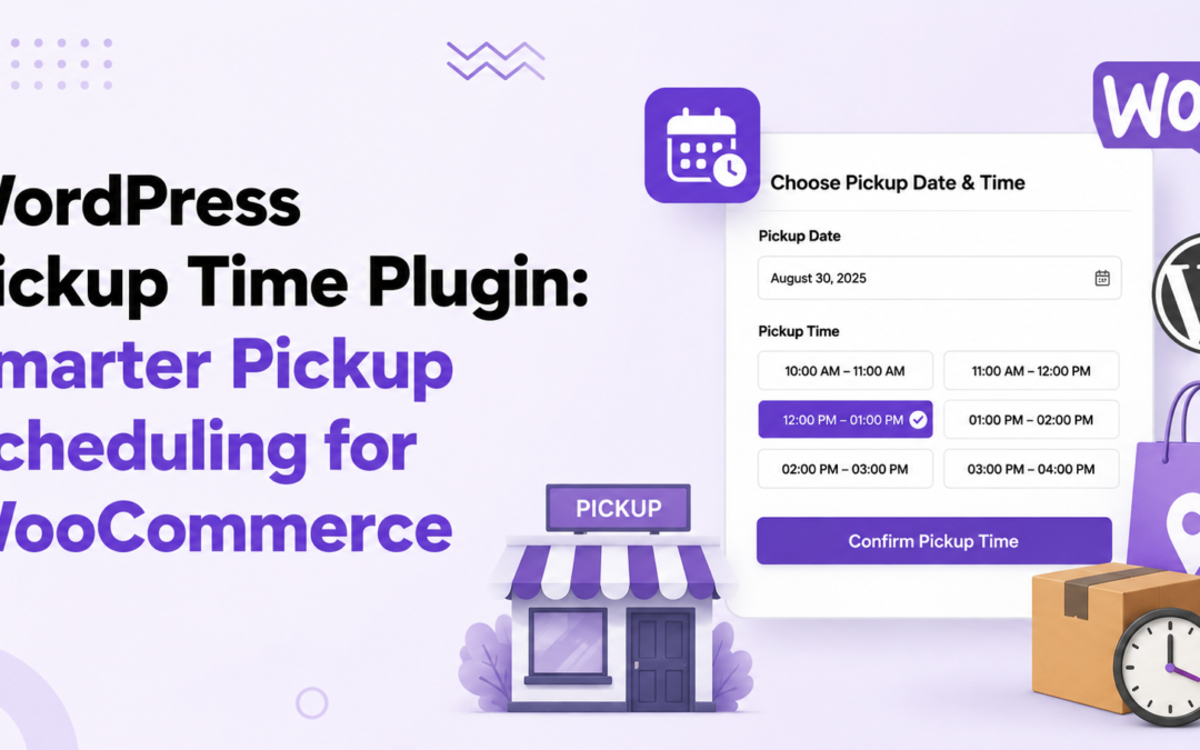 WordPress Pickup Time Plugin: Smarter Pickup Scheduling for WooCommerce
